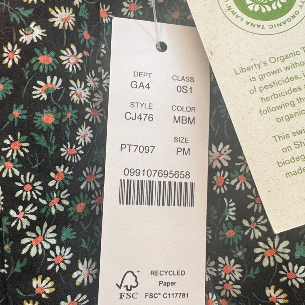 J. Crew Hyacinth dress in Liberty® Marguerite fabric